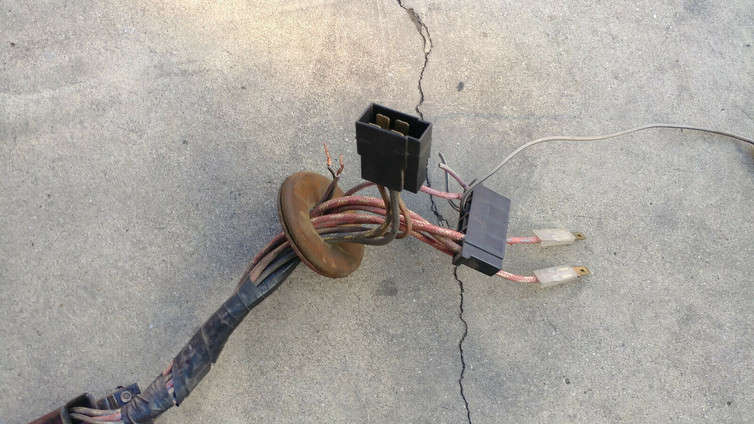 65 to 80 ROLLS ROYCE SILVER SHADOW RIGHT FRONT DOOR WIRING HARNESS CABLES -