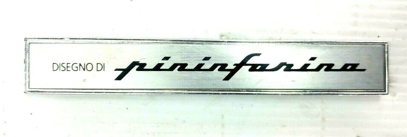 FERRARI 348 PARTS  REAR PANEL EMBLEM PININFARINA ORIGINAL 20043105