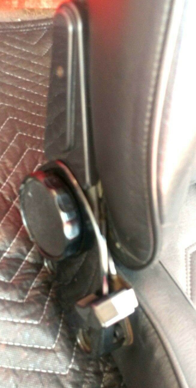 FERRARI 308 GTSi  INTERIOR BLACK SEATS PAIR WITH HEADREST AND HINGES