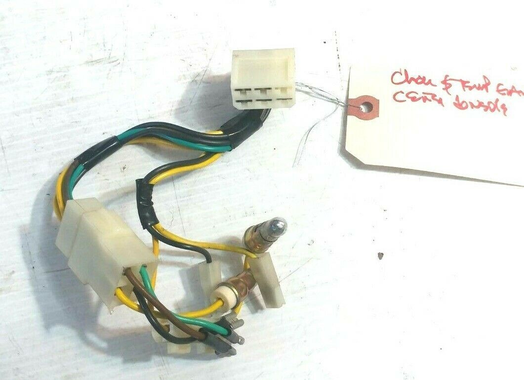 FERRARI 308 PARTS GTS CENTER CONSOLE INSTRUMENTS CLOCK AND TEMP GAUGE WIRING