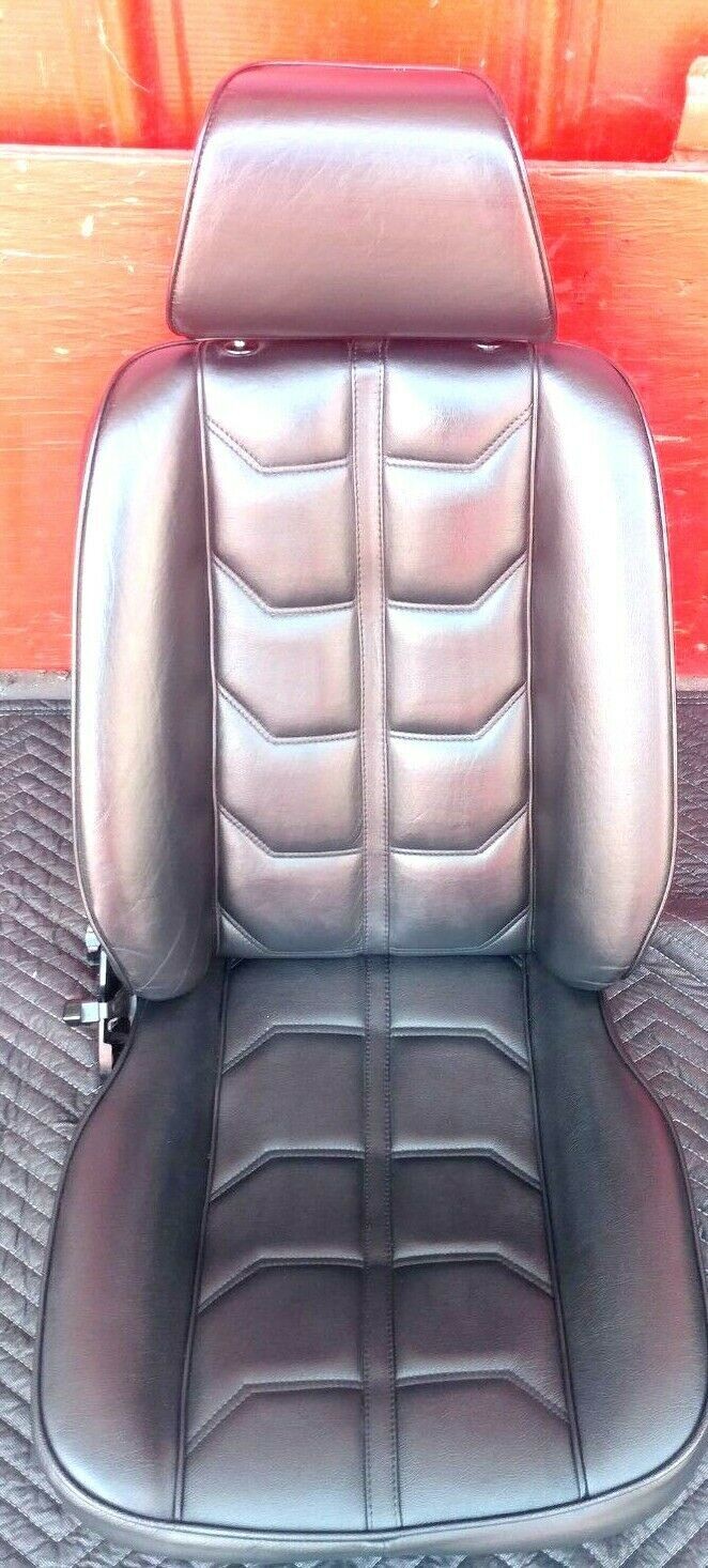 FERRARI 308 GTSi  INTERIOR BLACK SEATS PAIR WITH HEADREST AND HINGES