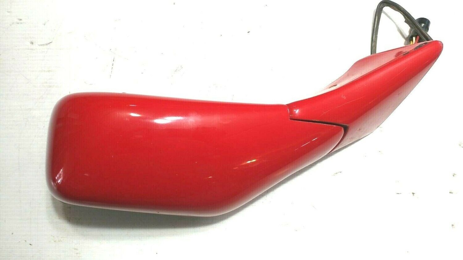FERRARI 348 PARTS LEFT REAR VIEW DOOR MIRROR RED  62189010