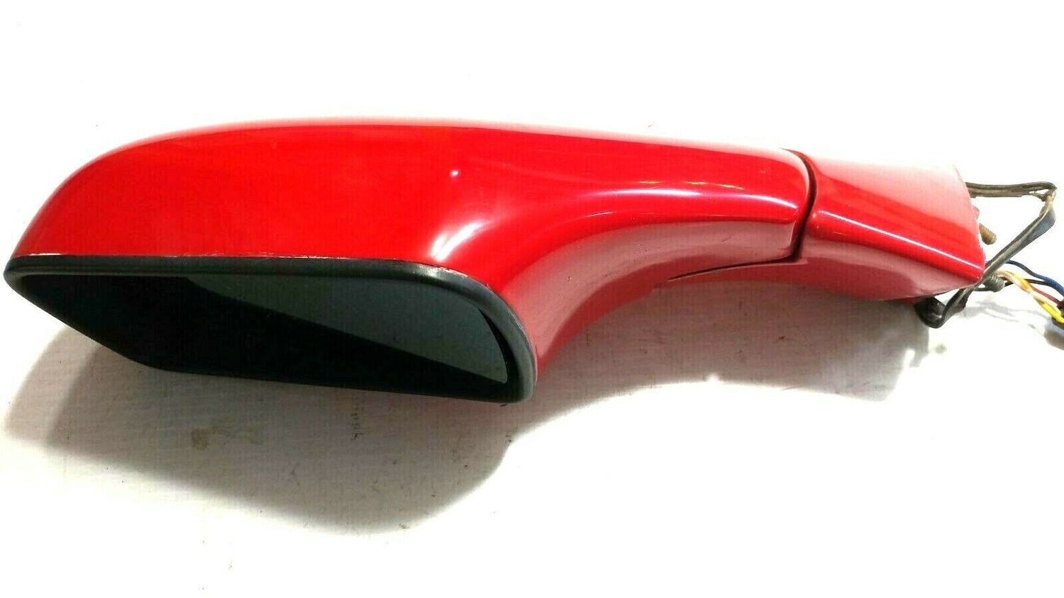 FERRARI 348 PARTS LEFT REAR VIEW DOOR MIRROR RED  62189010
