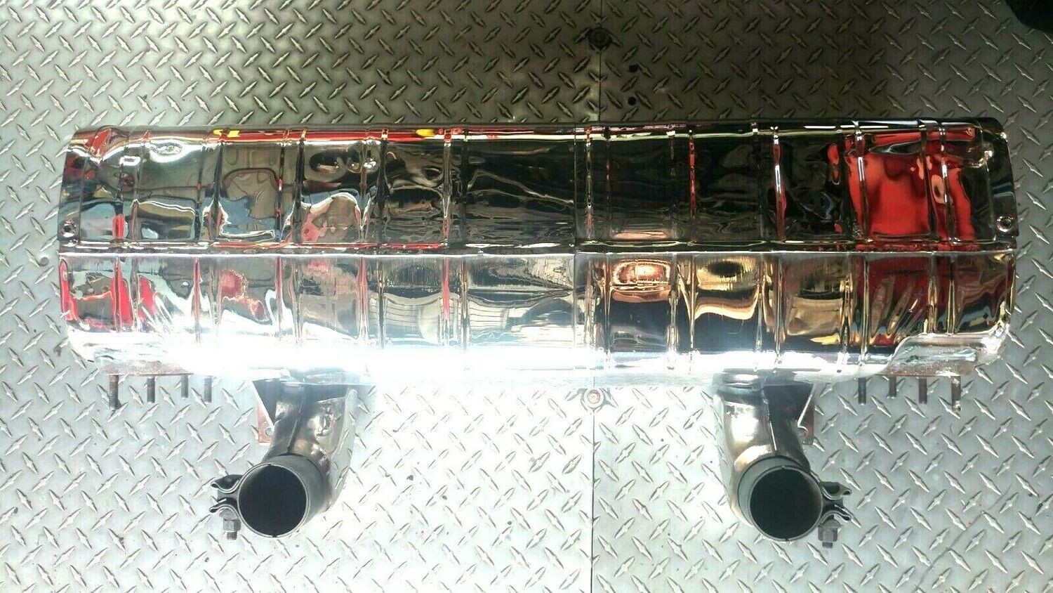 FERRARI 360 SPIDER PARTS 125789 EXHAUST SILINCER MUFFLER MIRROR POLISHED 174089