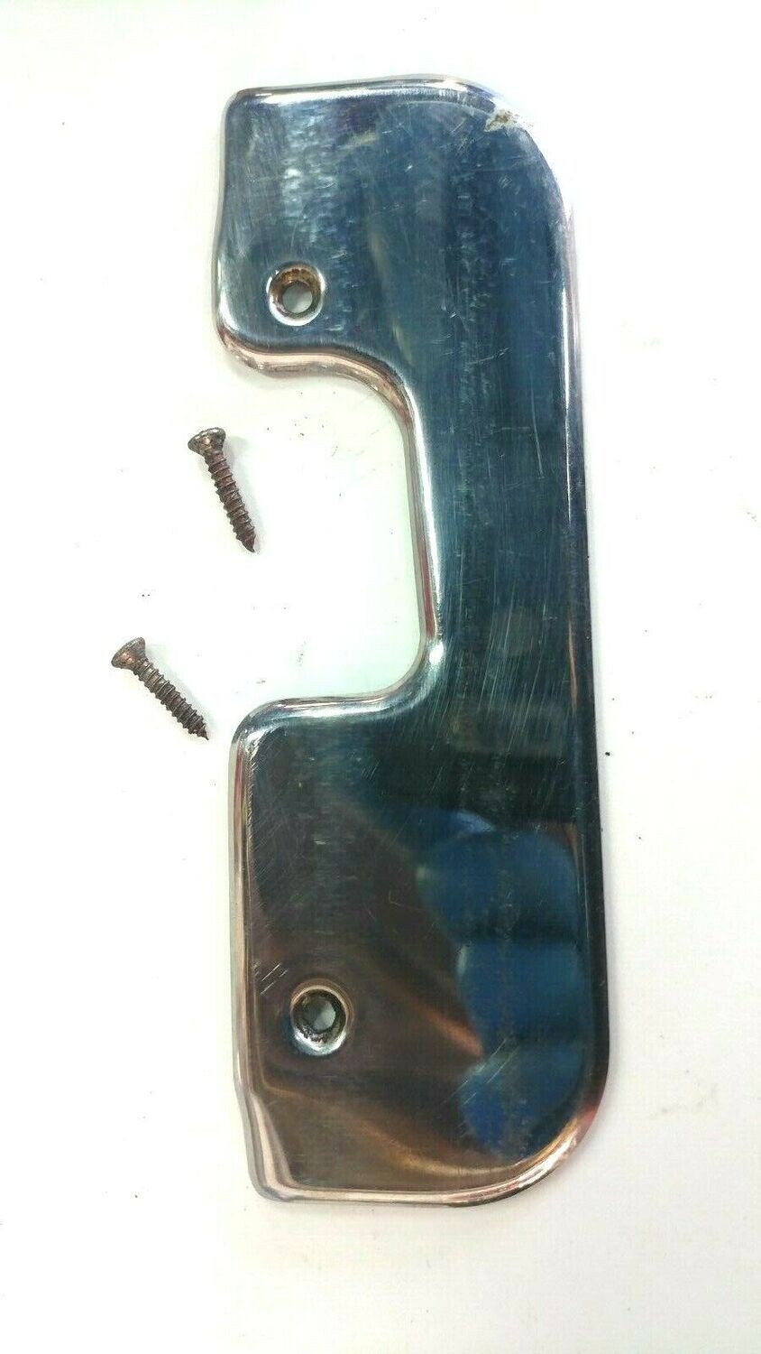 FERRARI 308 GTSi  LEFT DOOR LATCH CHROME STAINLESS FINISHER 60304904