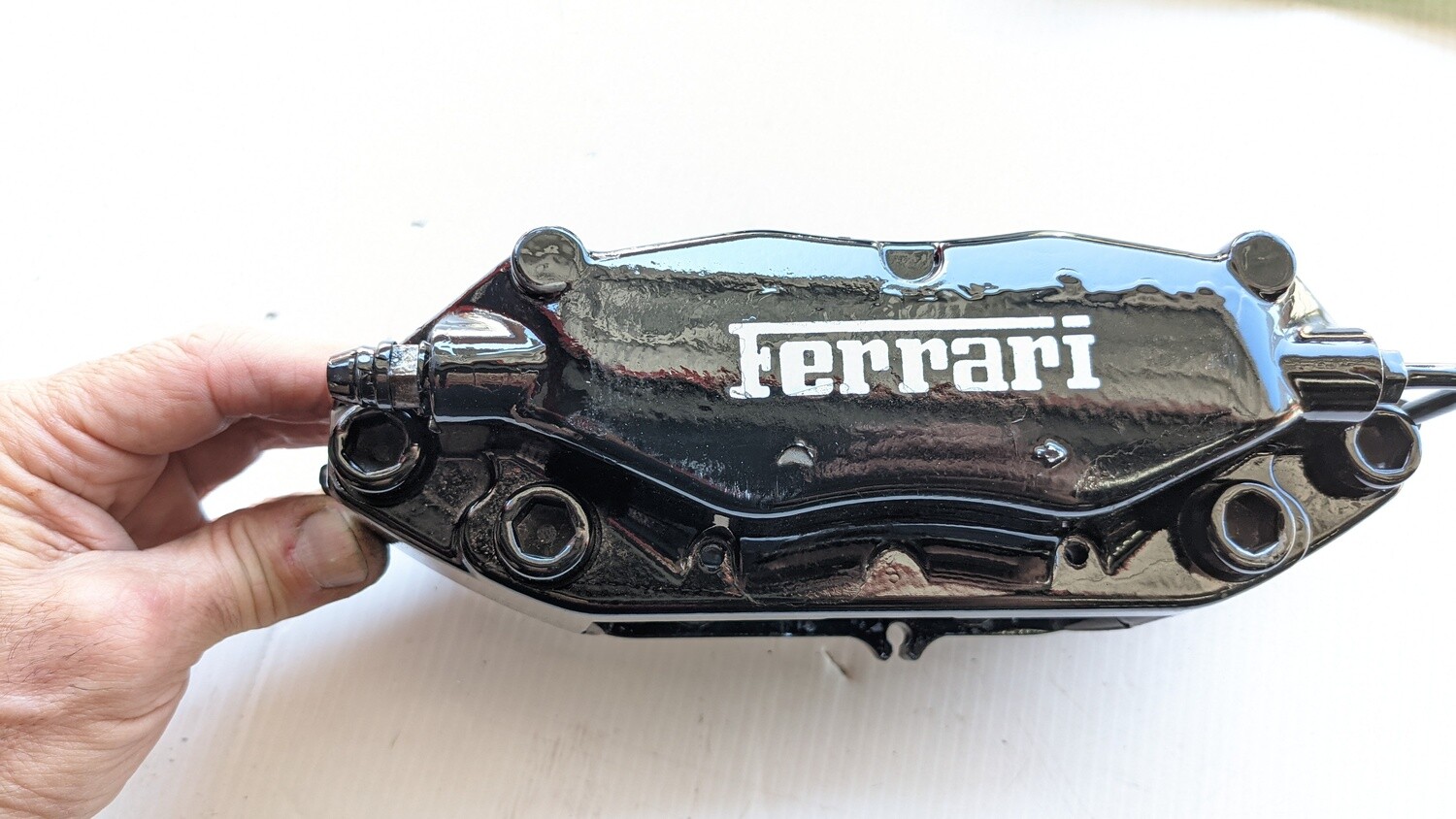 FERRARI 360 SPIDER modena ONE REAR LEFT BRAKE CALIPER 243542 BLACK 165862