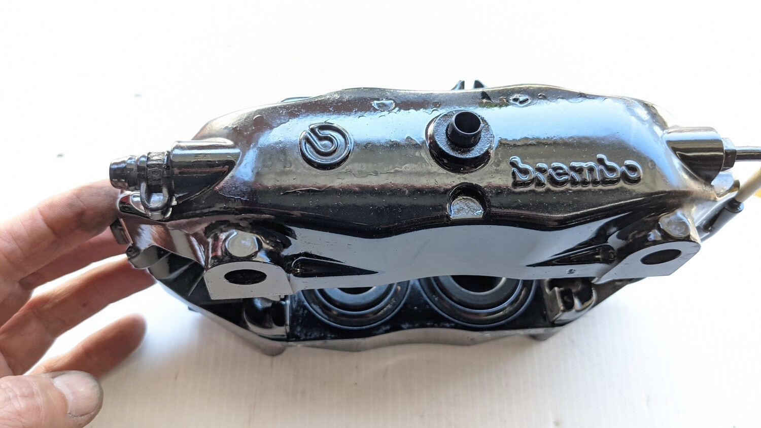 FERRARI 360 SPIDER modena ONE REAR LEFT BRAKE CALIPER 243542 BLACK 165862