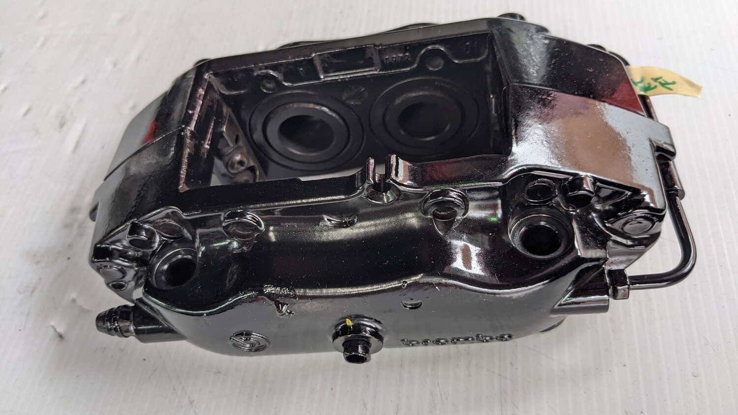 FERRARI 360 SPIDER modena PART ONE FRONT LEFT BRAKE CALIPER  243542 BLACK