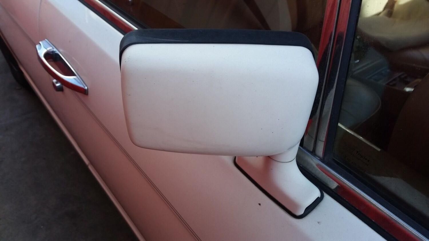 BENTLEY MULSANNE S RIGHT side rear view mirror painted version