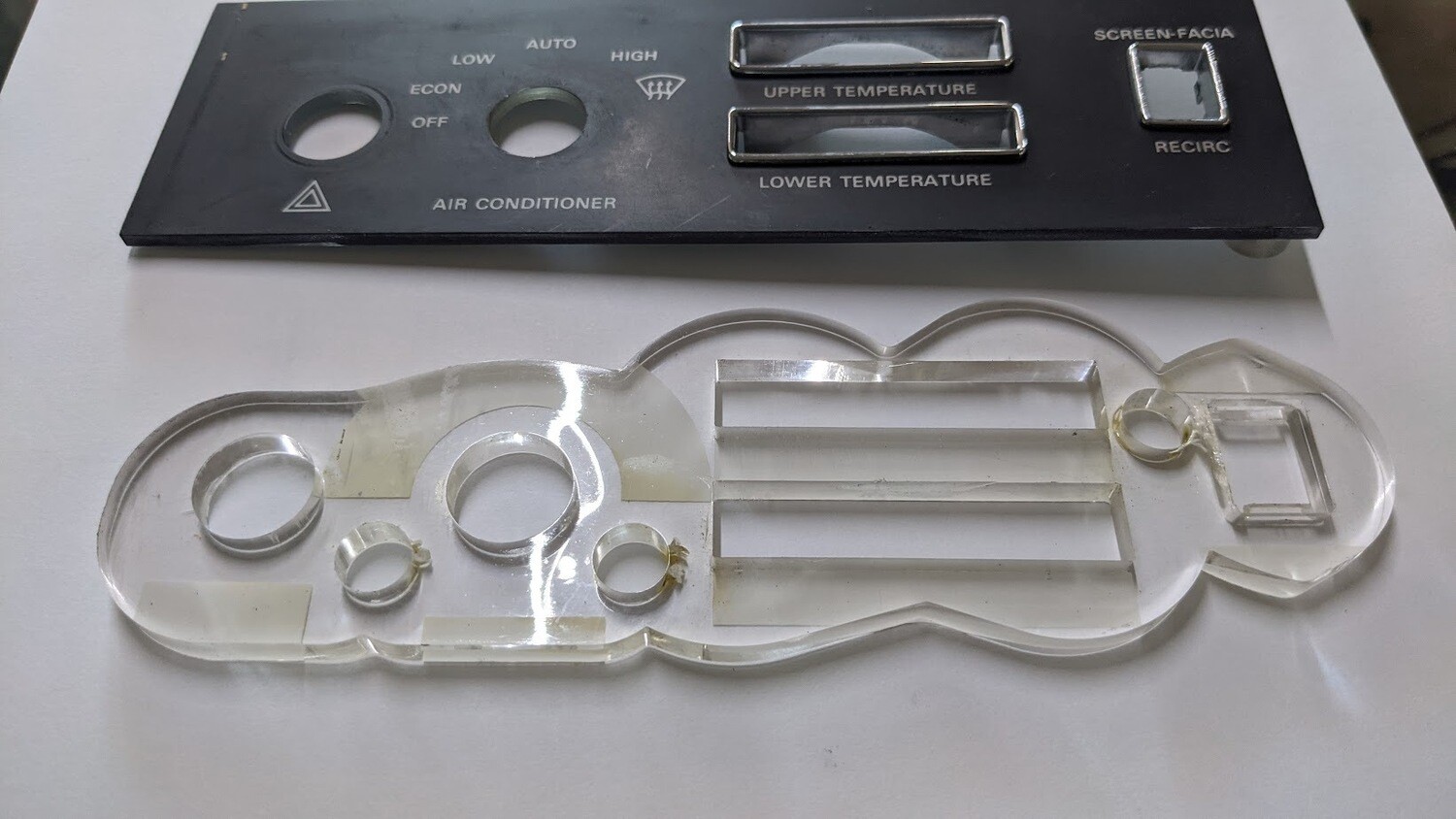 Rolls Royce Silver Spur Spirit air conditioning auto facia FACE PLATE UB43451