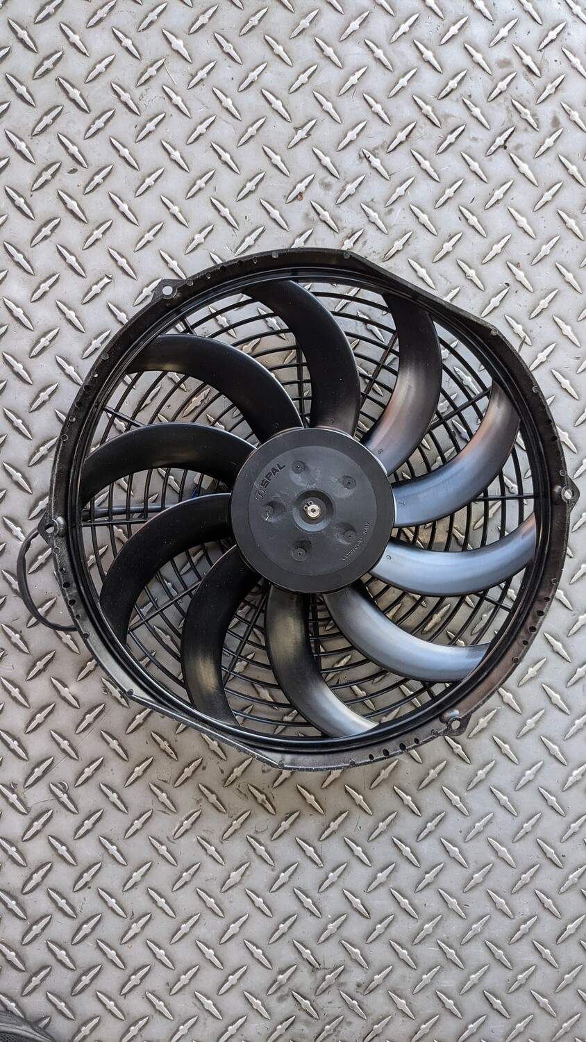 FERRARI 456M PART RIGHT COMPLETE COOLING FAN 155064 REPLACEMENT SPAL
