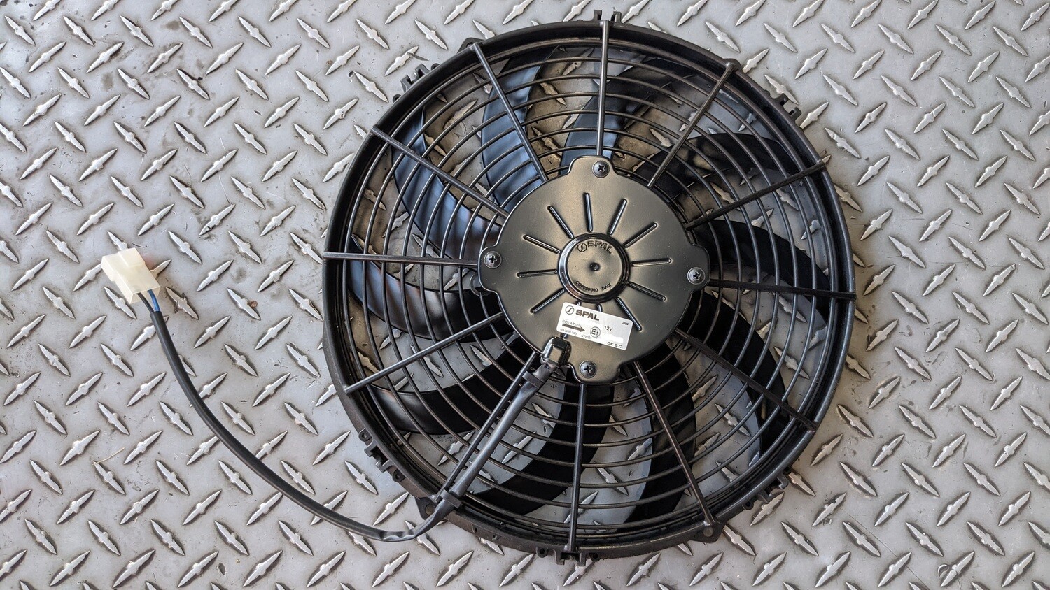 FERRARI 456M PART LEFT COMPLETE COOLING FAN 155063 REPLACEMENT SPAL