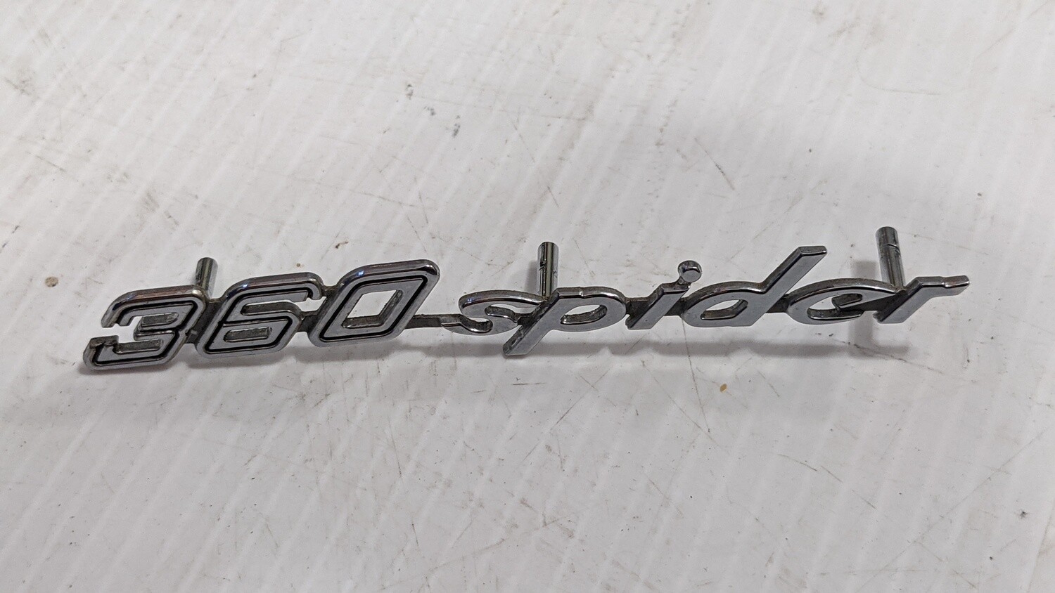 FERRARI 360 SPIDER PART GLOVE BOX LID NAME PLATE 66236800 ORIGINAL