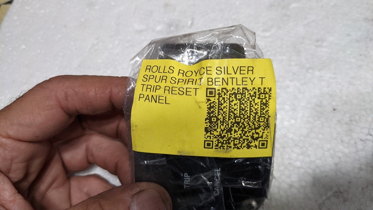 ROLLS ROYCE SILVER SPUR SPIRIT BENTLEY T TRIP RESET PANEL