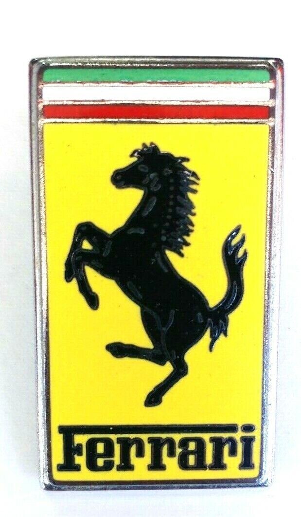 FERRARI 360 SPIDER COUPE PARTS HOOD EMBLEM FRONT ORIGINAL