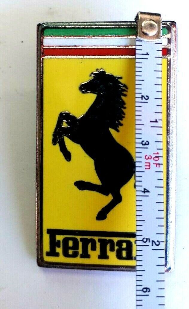 FERRARI 360 SPIDER COUPE PARTS HOOD EMBLEM FRONT ORIGINAL