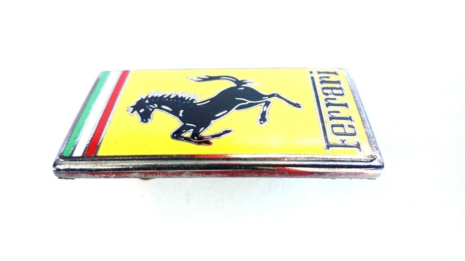FERRARI 360 SPIDER COUPE PARTS HOOD EMBLEM FRONT ORIGINAL