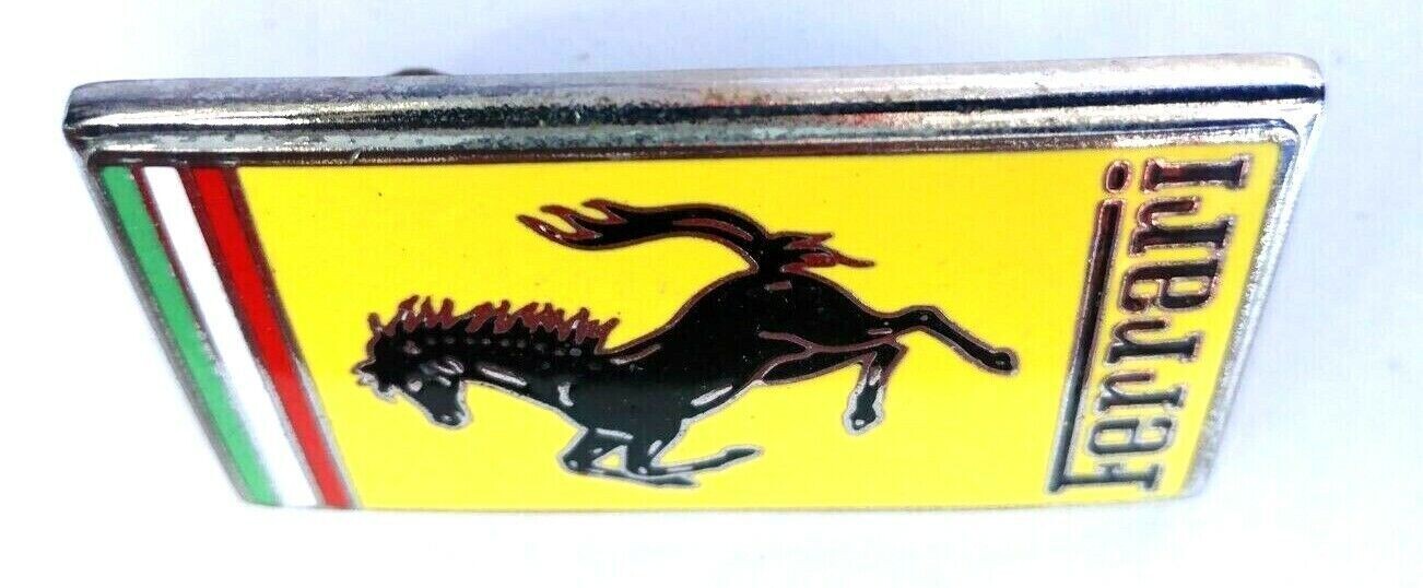 FERRARI 360 SPIDER COUPE PARTS HOOD EMBLEM FRONT ORIGINAL