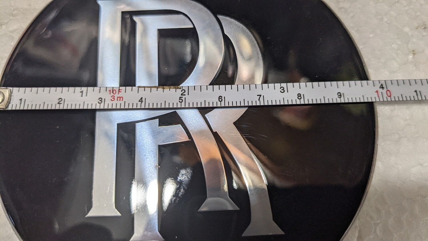 ROLLS ROYCE PART HUB CAP CENTER LOGO BIG RR SET OF 4