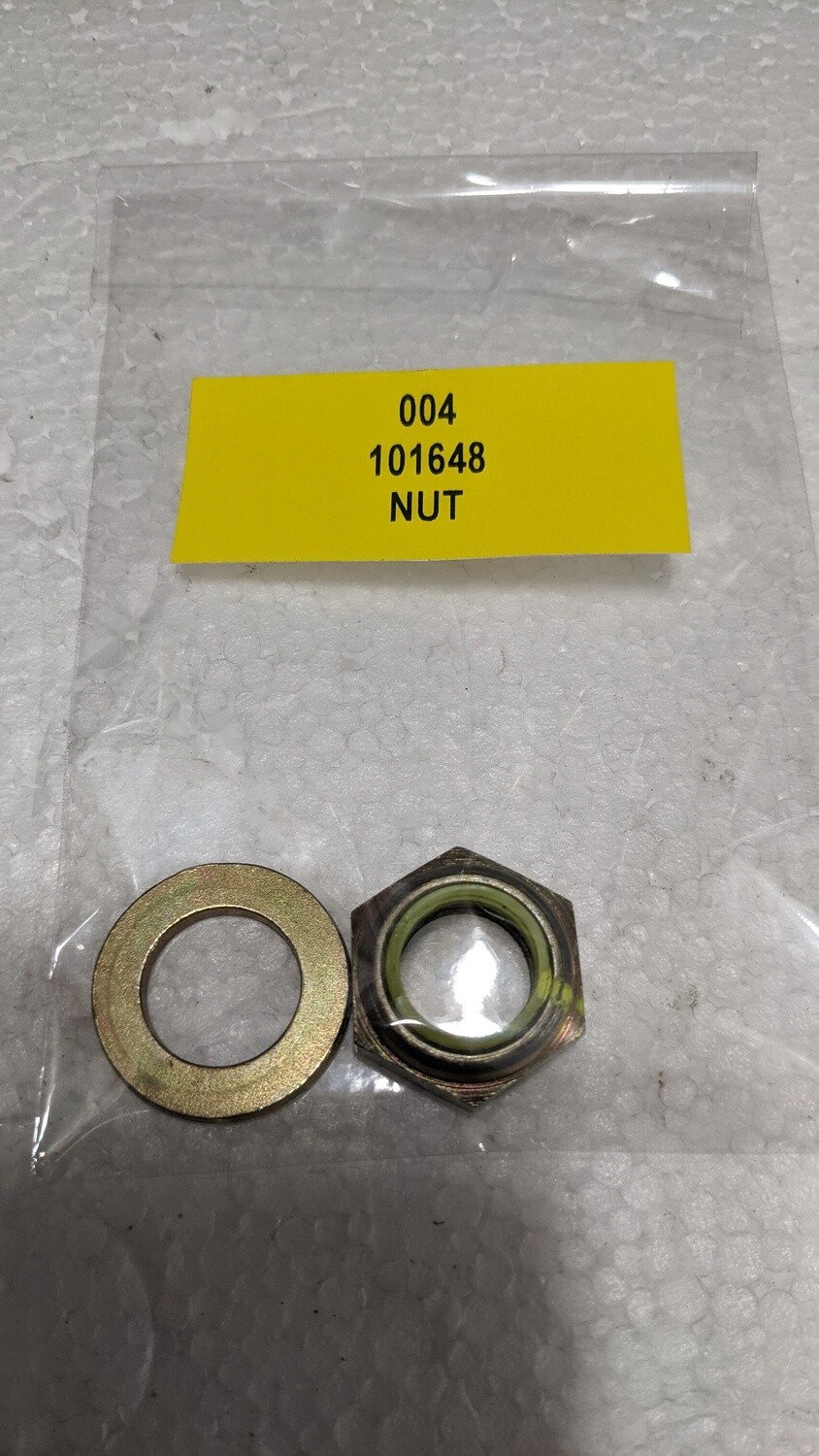 FERRARI 360 PART STEERING WHEEL CETER FASTENING NUT AND WASHER 101648