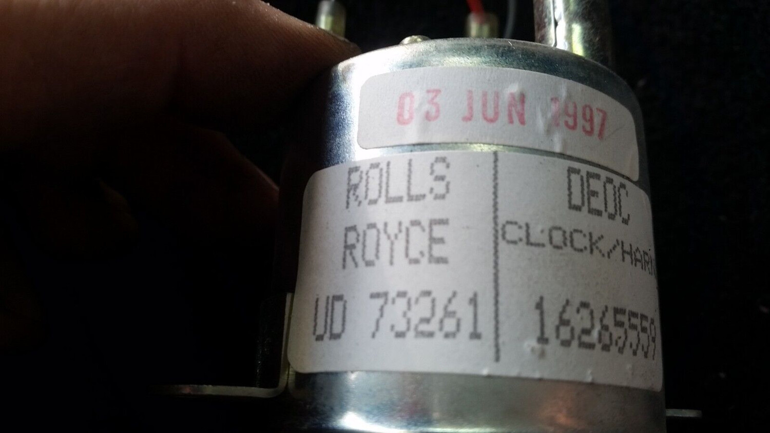 96 to 99 Rolls Royce Silver Spur Spirit DIGITAL CLOCK ON DASH BOARD PANEL UD73261