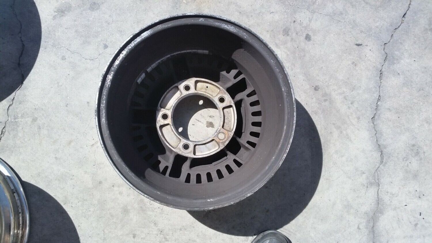65 98 BENTLEY ROLLS 15x61/2 CHROME ALLOW RIMS WHEEL SET WITHOUT CAPS UR27500