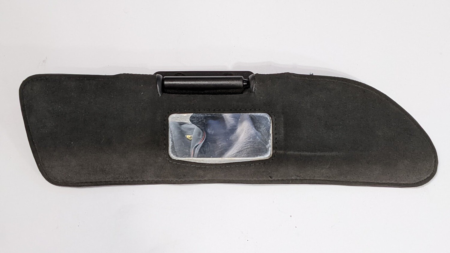 FERRARI 360 SPIDER PART SUN VISOR PASSENGER RIGHT BLACK SUEDE 65781800