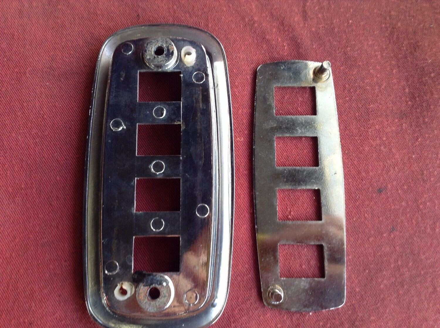 ROLLS ROYCE SILVER SPIRIT DAWN CHROME DRIVER WINDOW SWITCH BEZEL UD20962 UD14823