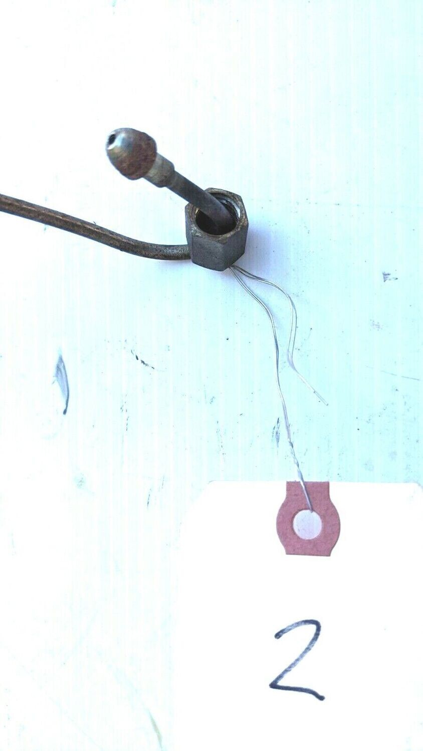 relist Ferrari 308 FUEL LINE HOSE FROM TOP DISTRIBUTOR TO INJECTOR #2 115325 FRONT BANK