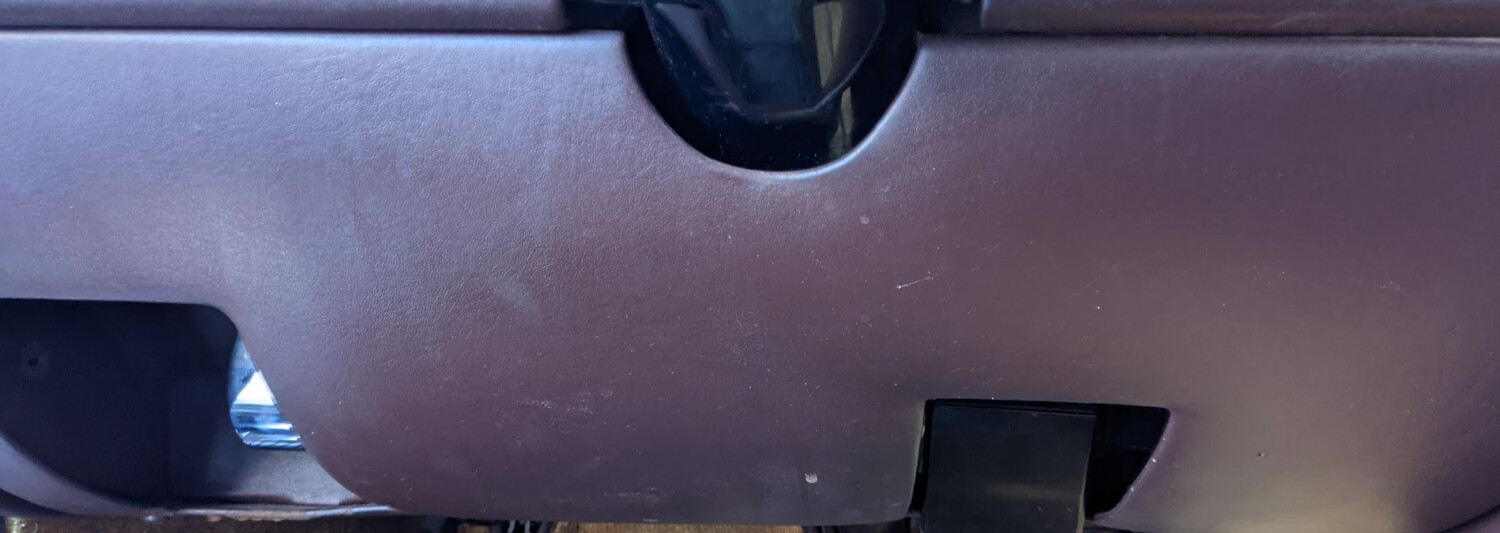 ROLLS ROYCE SILVER SHADOW II UNDER DASHBOARD COVER PANEL ON BROWN