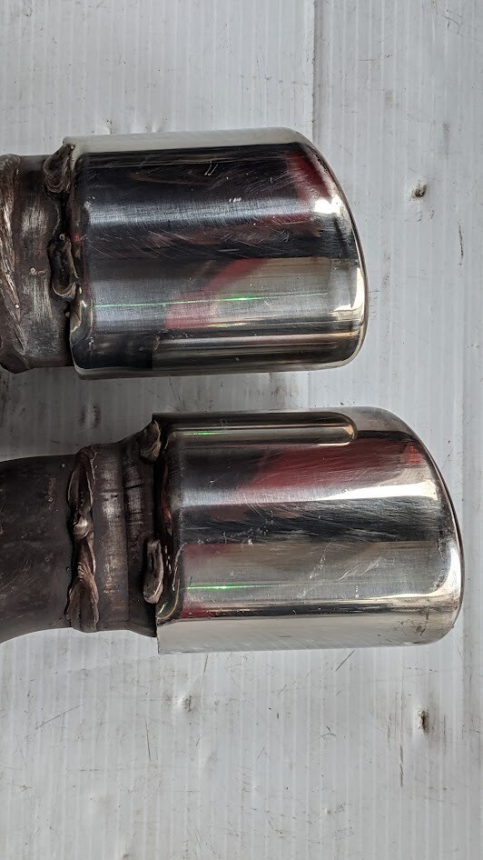 FERRARI 360 SPIDER PARTS RIGHT EXHAUST TAIL PIPE WITH VALVE 178770