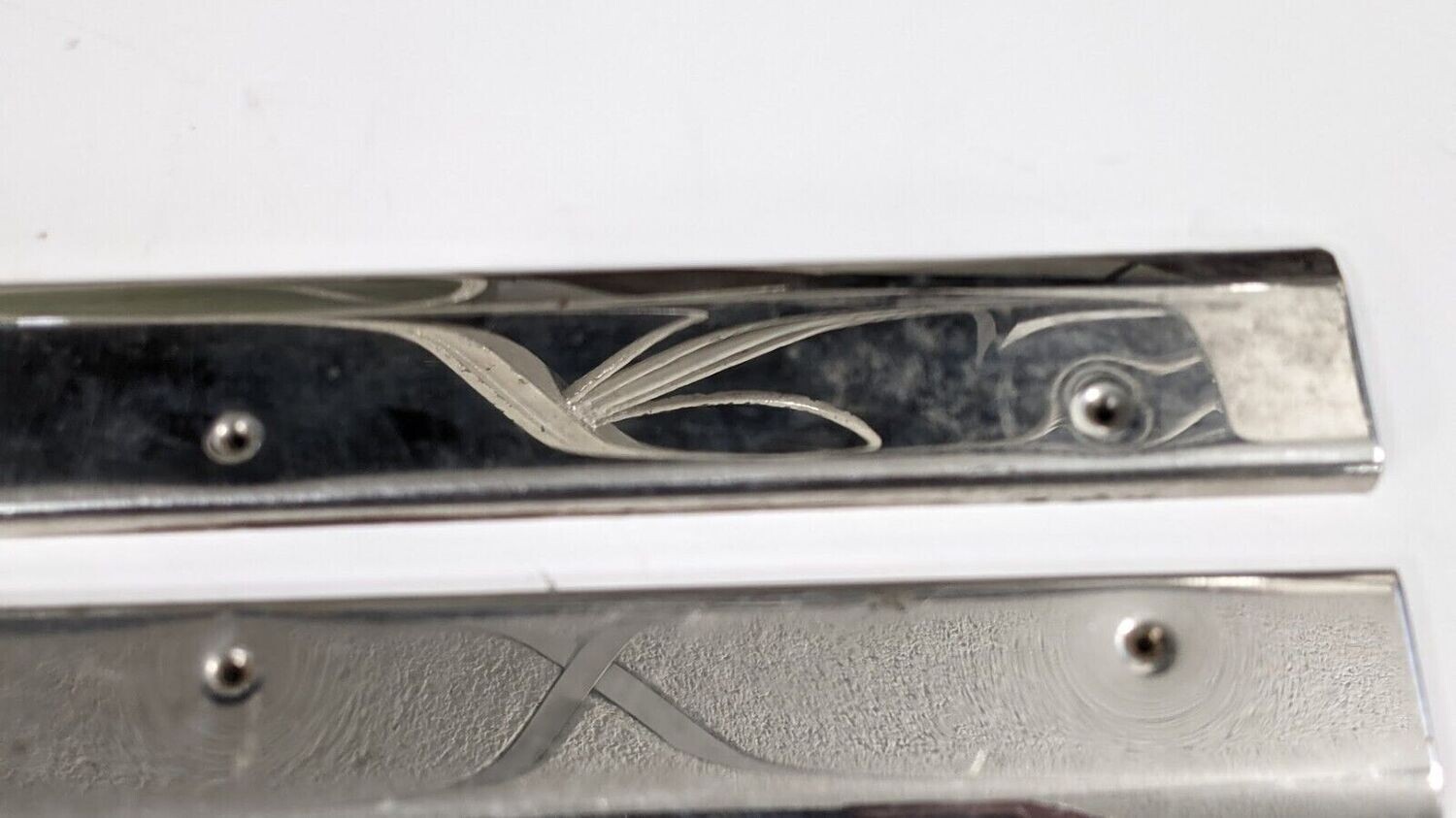 ROLLS ROYCE SILVER SPIRIT SPUR REAR DOOR SILL TRIM CHROME LWB