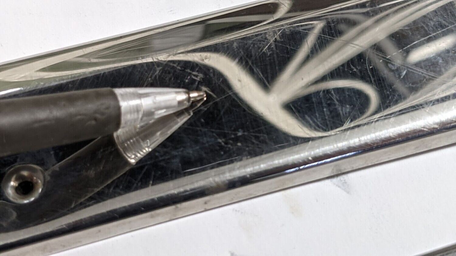 ROLLS ROYCE SILVER SPIRIT SPUR REAR DOOR SILL TRIM CHROME LWB
