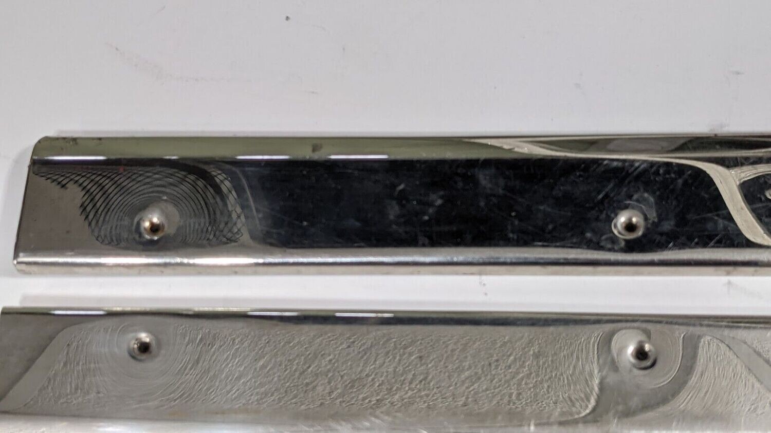 ROLLS ROYCE SILVER SPIRIT SPUR REAR DOOR SILL TRIM CHROME LWB