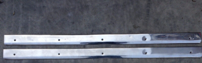 81 - 98 ROLLS ROYCE SILVER SPUR CHROME FRONT SILLS FLOOR MOLDINGS