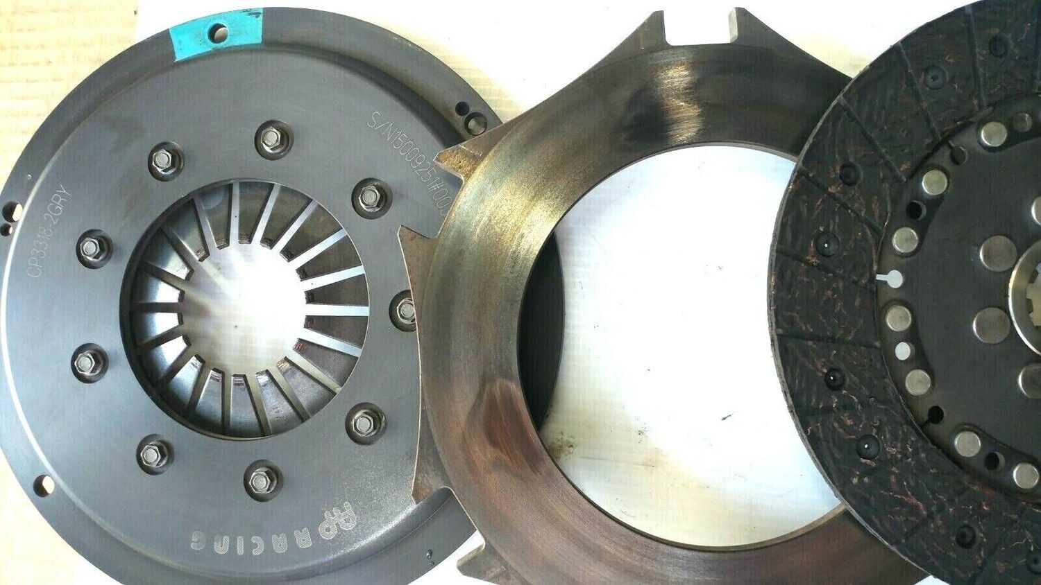 FERRARI 348 PARTS 5 speed manual DUAL DISC RACING CLUTCH ASSEMBLY