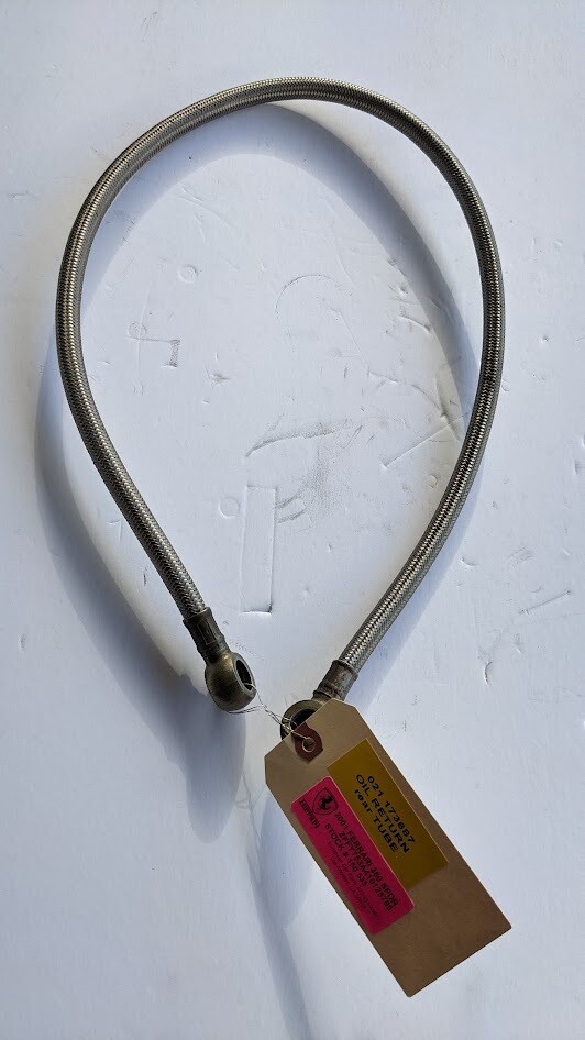FERRARI 360 SPIDER PARTS TRANSMISSION cooling HOSE REAR 173687