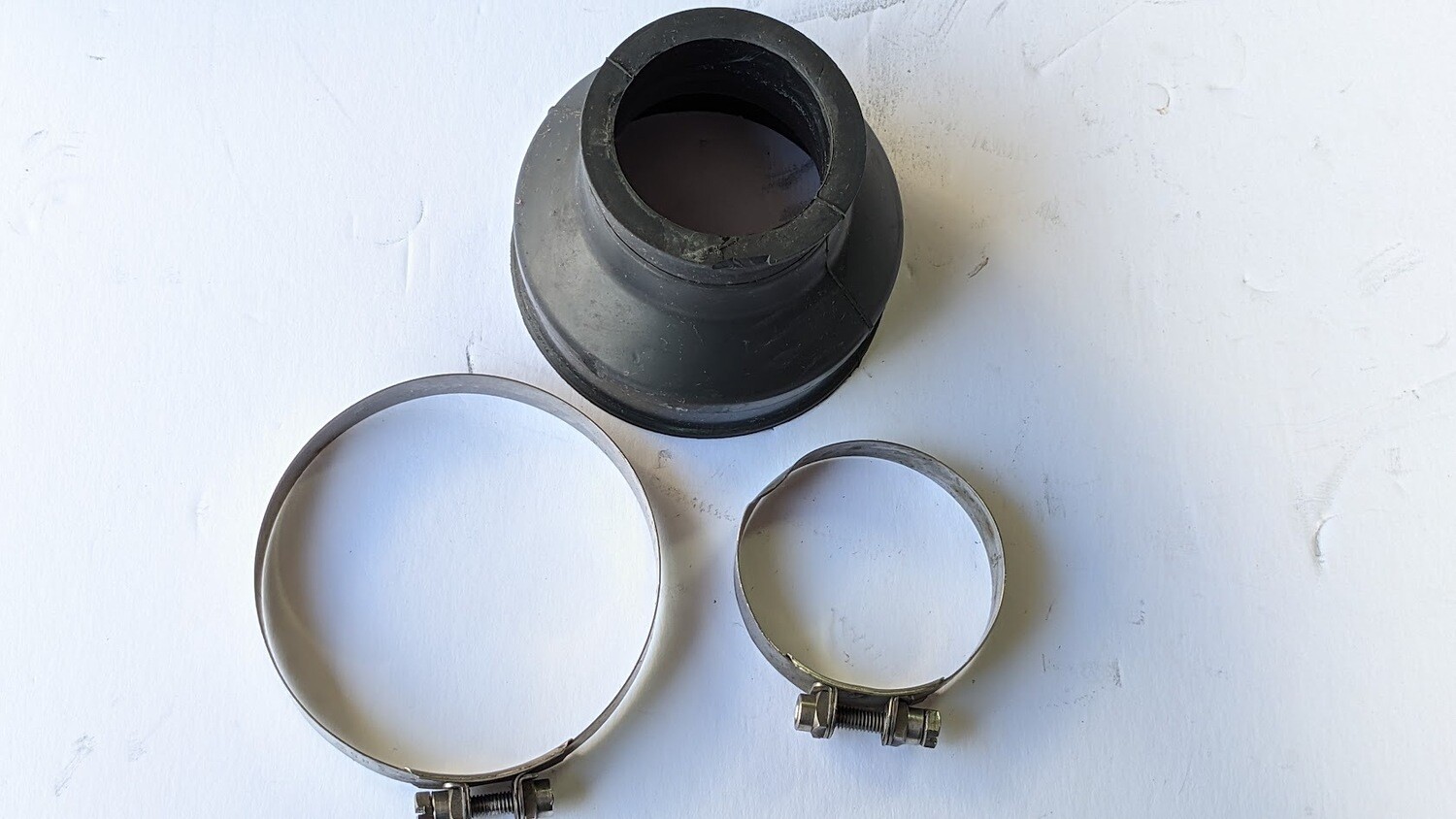 FERRARI 360 SPIDER PARTS TRANSMISSION COOLER END HOSE AND CLAMPS 187173