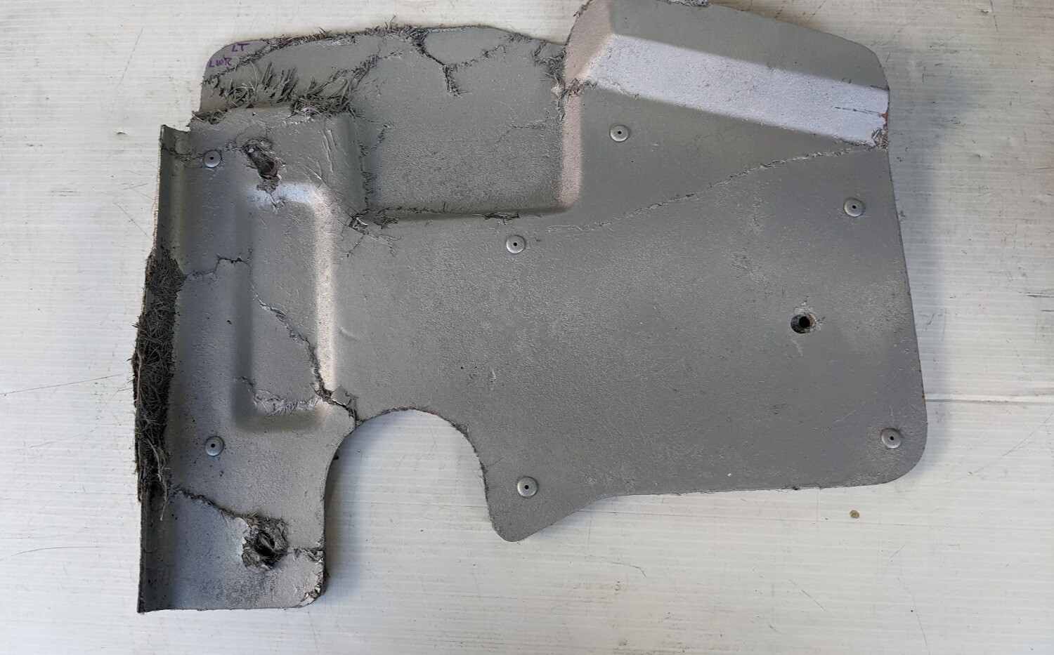 FERRARI 360 SPIDER PARTS LEFT EXHAUST TAIL PIPE INSULATION SHIELD 66233400