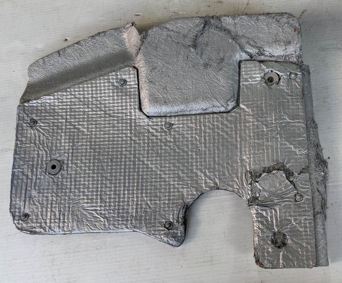 FERRARI 360 SPIDER PARTS LEFT EXHAUST TAIL PIPE INSULATION SHIELD 66233400