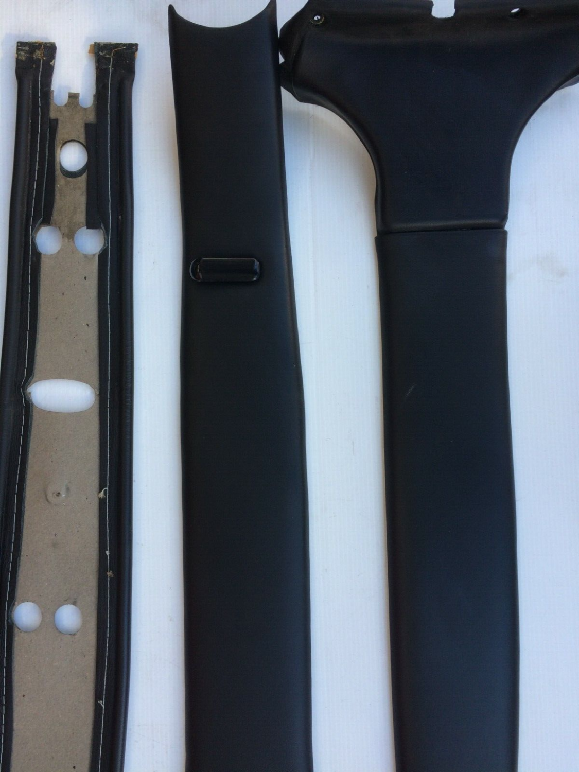 ROLLS ROYCE SILVER SPUR BENTLEY TURBO R L seat belt B pillar LEATHER BLACK UB82031 UB82032