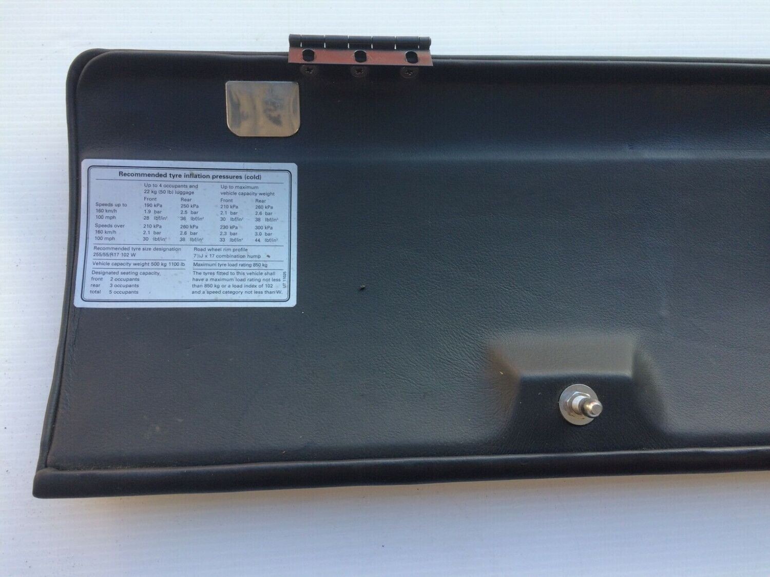 ROLLS ROYCE SILVER SPUR BENTLEY TURBO R glove box lid LEATHER BLACK UT11179PC