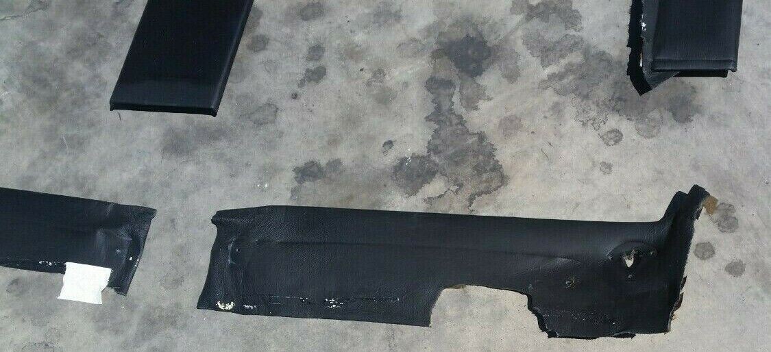 ROLLS ROYCE SILVER SPUR BENTLEY TURBO R L HEADLINER frame SET LEATHER black