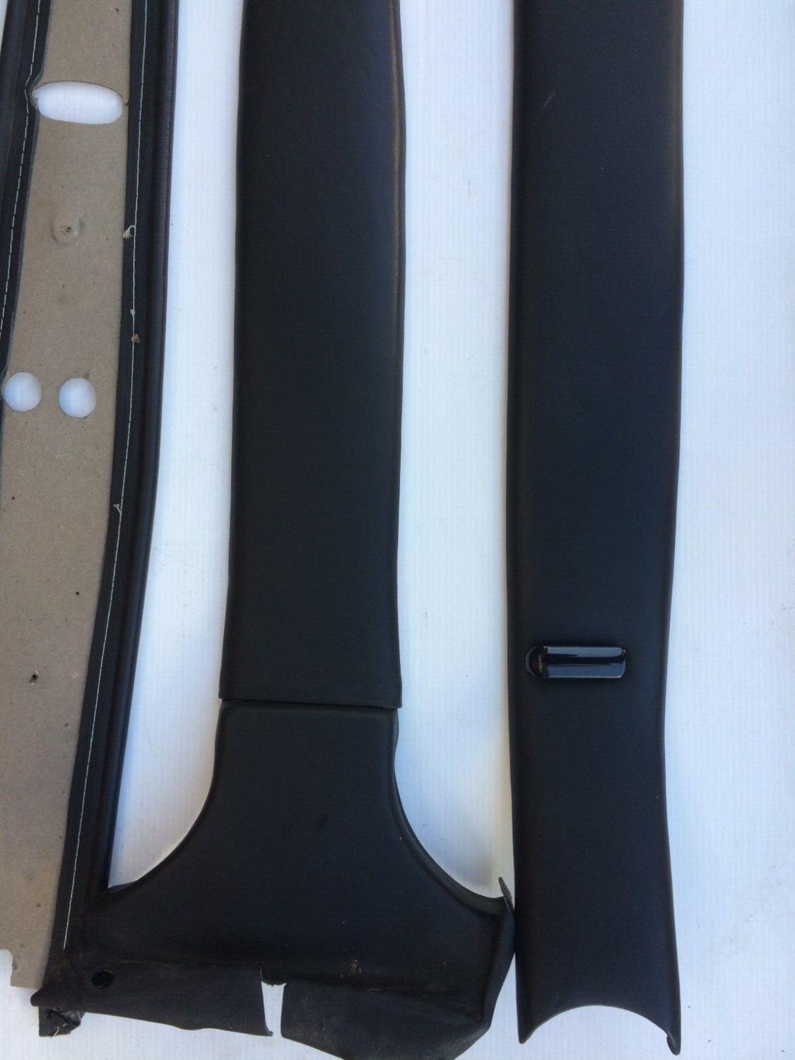 ROLLS ROYCE SILVER SPUR BENTLEY TURBO R L seat belt B pillar LEATHER BLACK UB82031 UB82032
