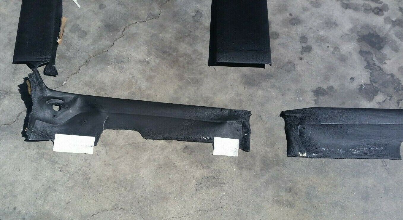 ROLLS ROYCE SILVER SPUR BENTLEY TURBO R L HEADLINER frame SET LEATHER black