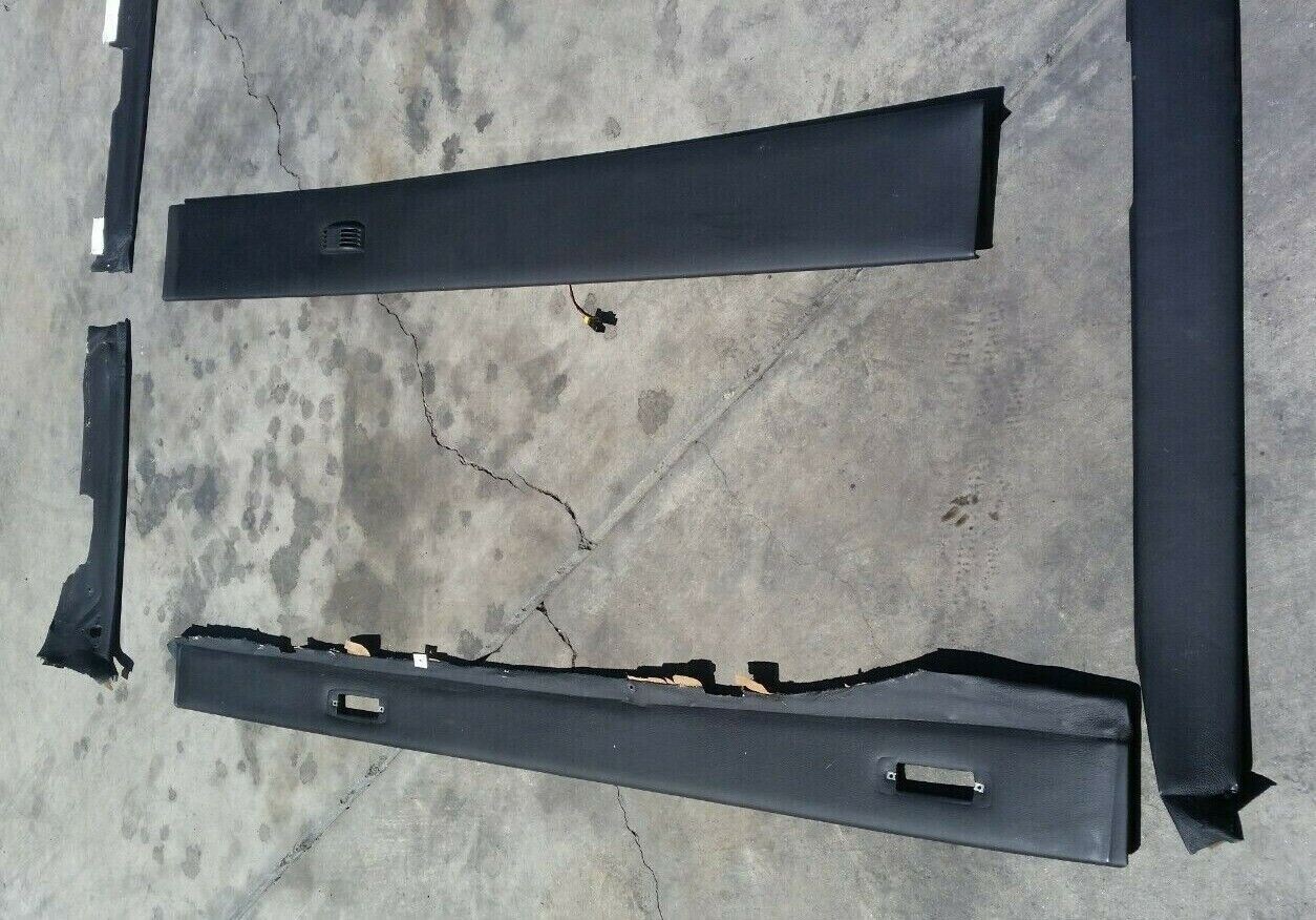 ROLLS ROYCE SILVER SPUR BENTLEY TURBO R L HEADLINER frame SET LEATHER black