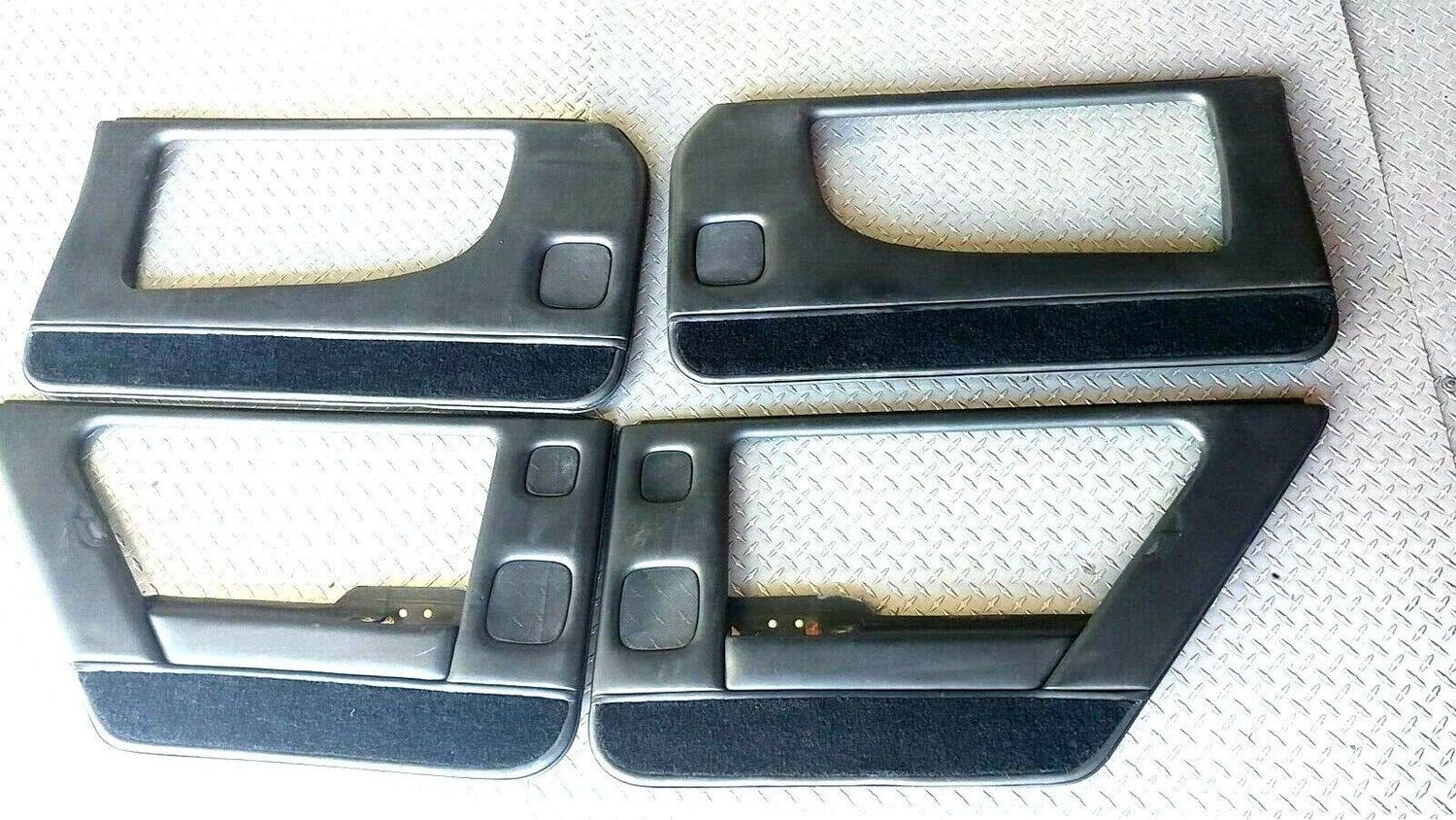 ROLLS ROYCE SILVER SPUR bentley Turbo R FRONT &amp; REAR DOOR PANEL SET LWB BLACK