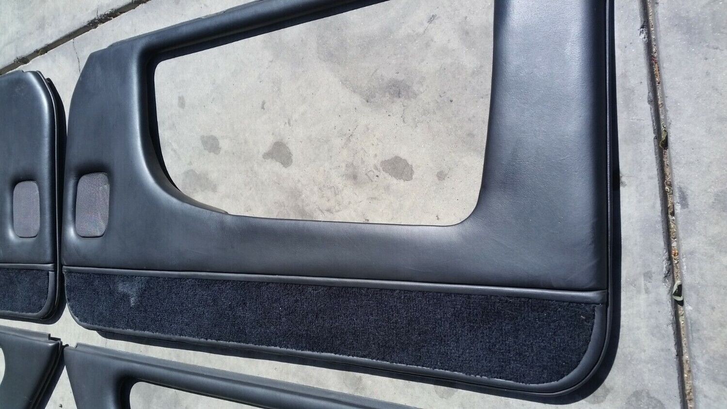 ROLLS ROYCE SILVER SPUR bentley Turbo R FRONT &amp; REAR DOOR PANEL SET LWB BLACK
