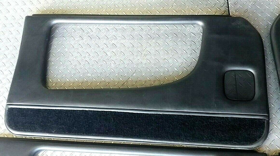 ROLLS ROYCE SILVER SPUR bentley Turbo R FRONT &amp; REAR DOOR PANEL SET LWB BLACK