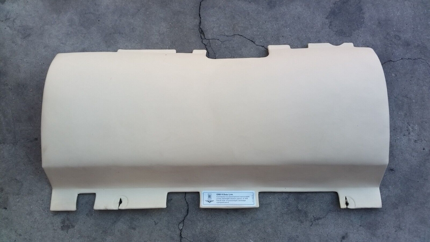 94 to 99 ROLLS ROYCE SILVER SPUR UNDER dash STEERING COLUMN cover CREAM  BEIGE